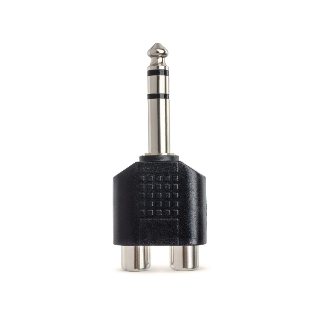Hosa - Dual RCA to 1/4 in TRS - Adaptor