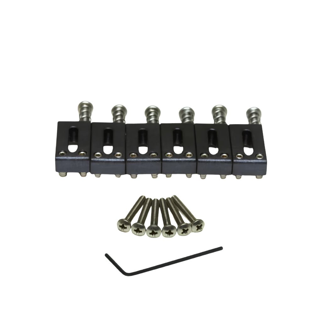 Graphtech Strat Plus Ultra American Saddles - Black Guitar Spare Parts Sky Music