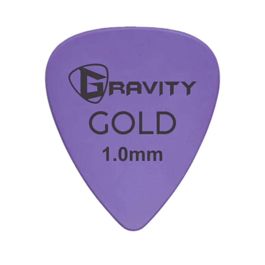 Gravity Picks GP10PU 1.0mm Gold Series Purple Guitar Picks Sky Music