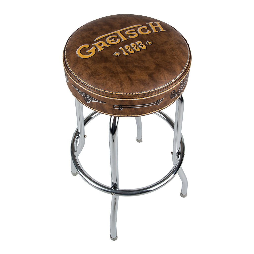 Gretsch "1883" Logo Barstool, 30" Guitar Stools Sky Music