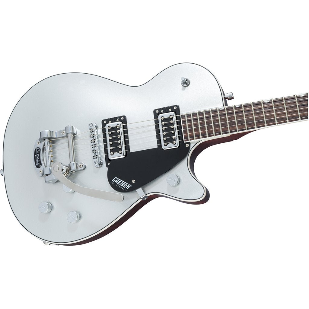 Gretsch B-Stock G5230T Electromatic Jet - Airline Silver / Black Walnut Electric Guitars Sky Music