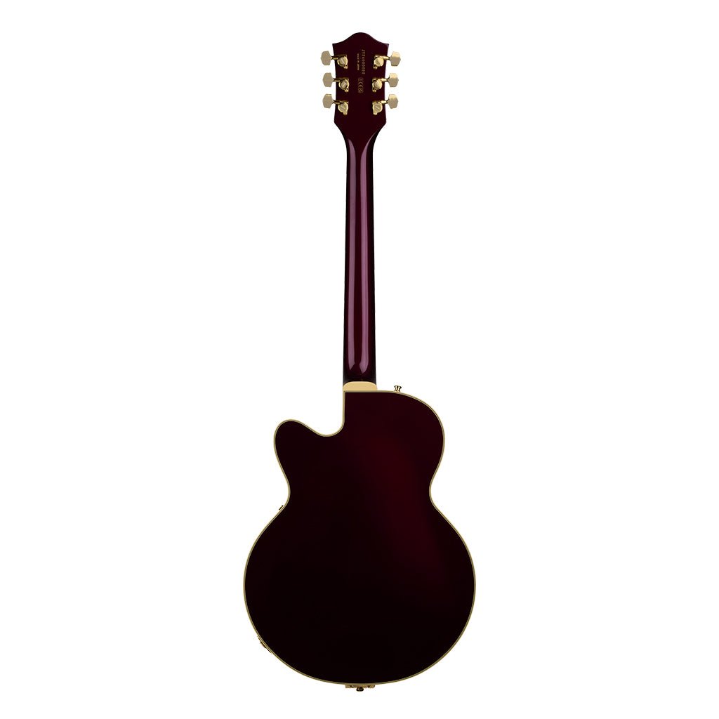 Gretsch Broadkaster Jr LX Center Block with String Thru Bigsby Ebony Fingerboard Blackberry Electric Guitars Sky Music