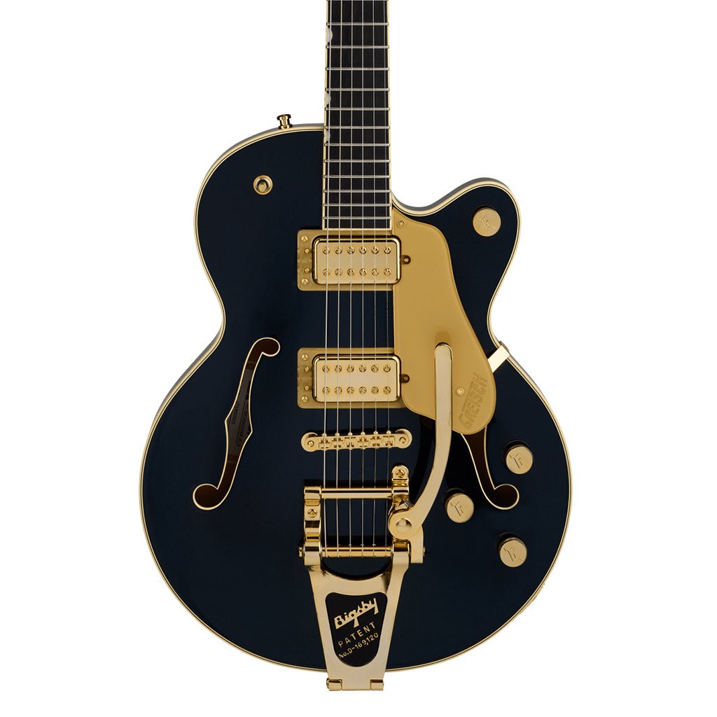 Gretsch Broadkaster Jr LX Center Block with String Thru Bigsby Ebony Fingerboard Midnight Sapphire Electric Guitars Sky Music