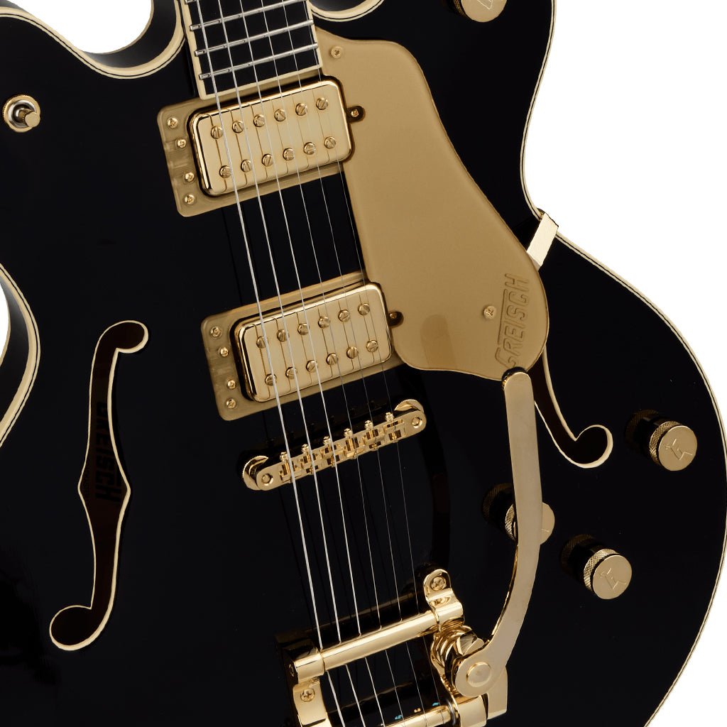 Gretsch Broadkaster LX Center Block with String Thru Bigsby Ebony Fingerboard Black Electric Guitars Sky Music