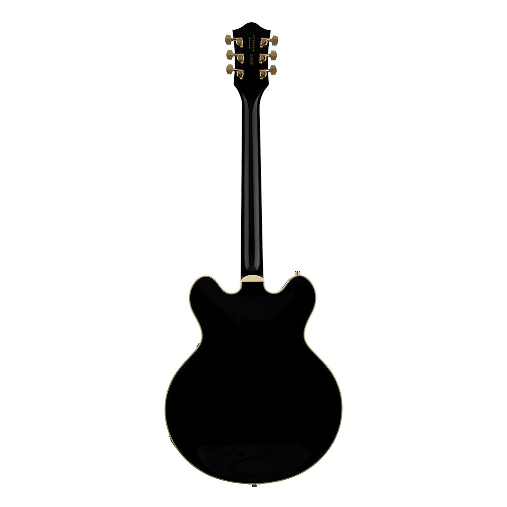 Gretsch Broadkaster LX Center Block with String Thru Bigsby Ebony Fingerboard Black Electric Guitars Sky Music