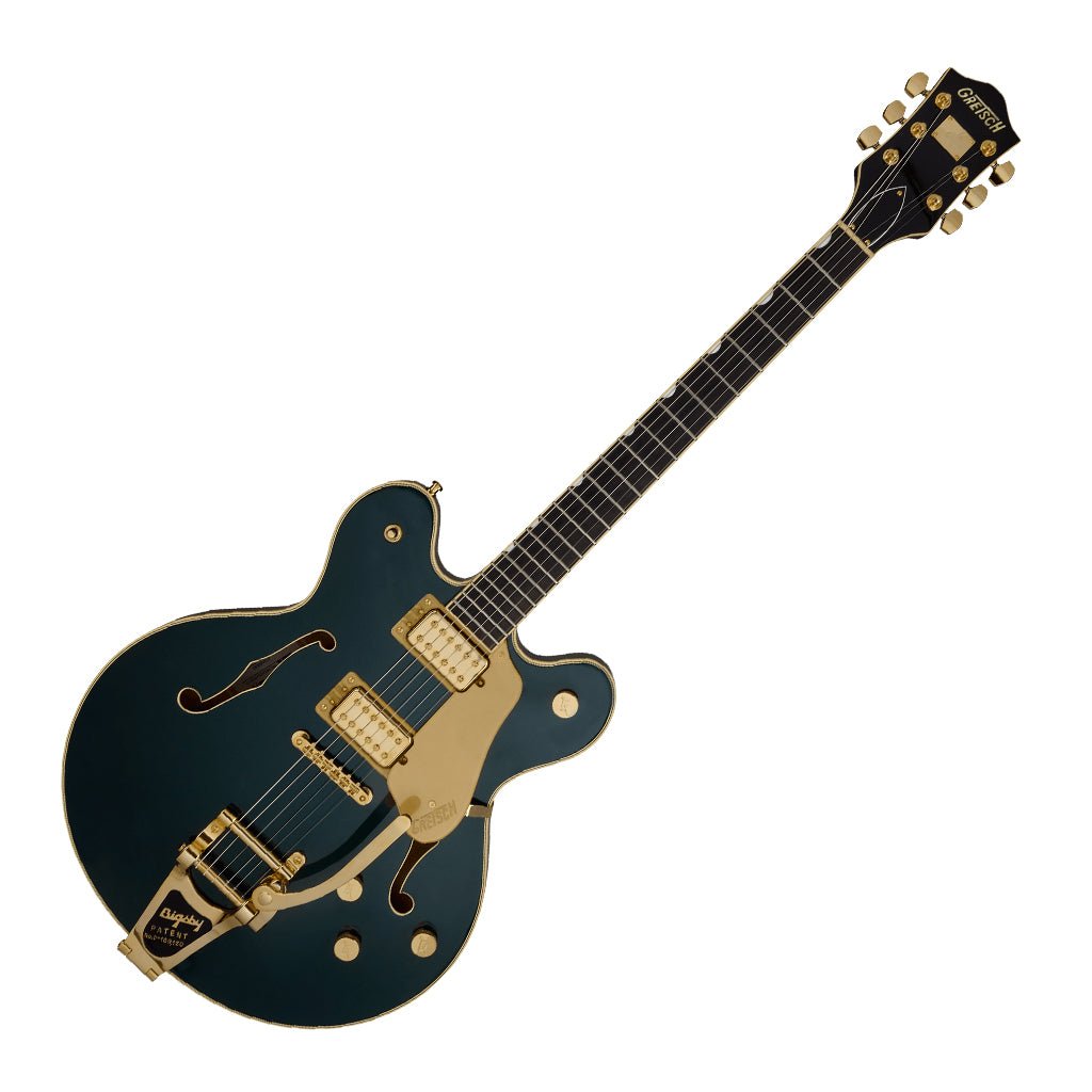 Gretsch Broadkaster LX Center Block with String Thru Bigsby Ebony Fingerboard Cadillac Green Electric Guitars Sky Music