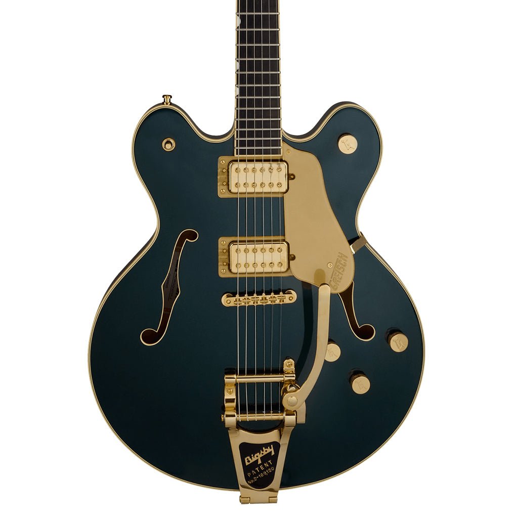 Gretsch Broadkaster LX Center Block with String Thru Bigsby Ebony Fingerboard Cadillac Green Electric Guitars Sky Music