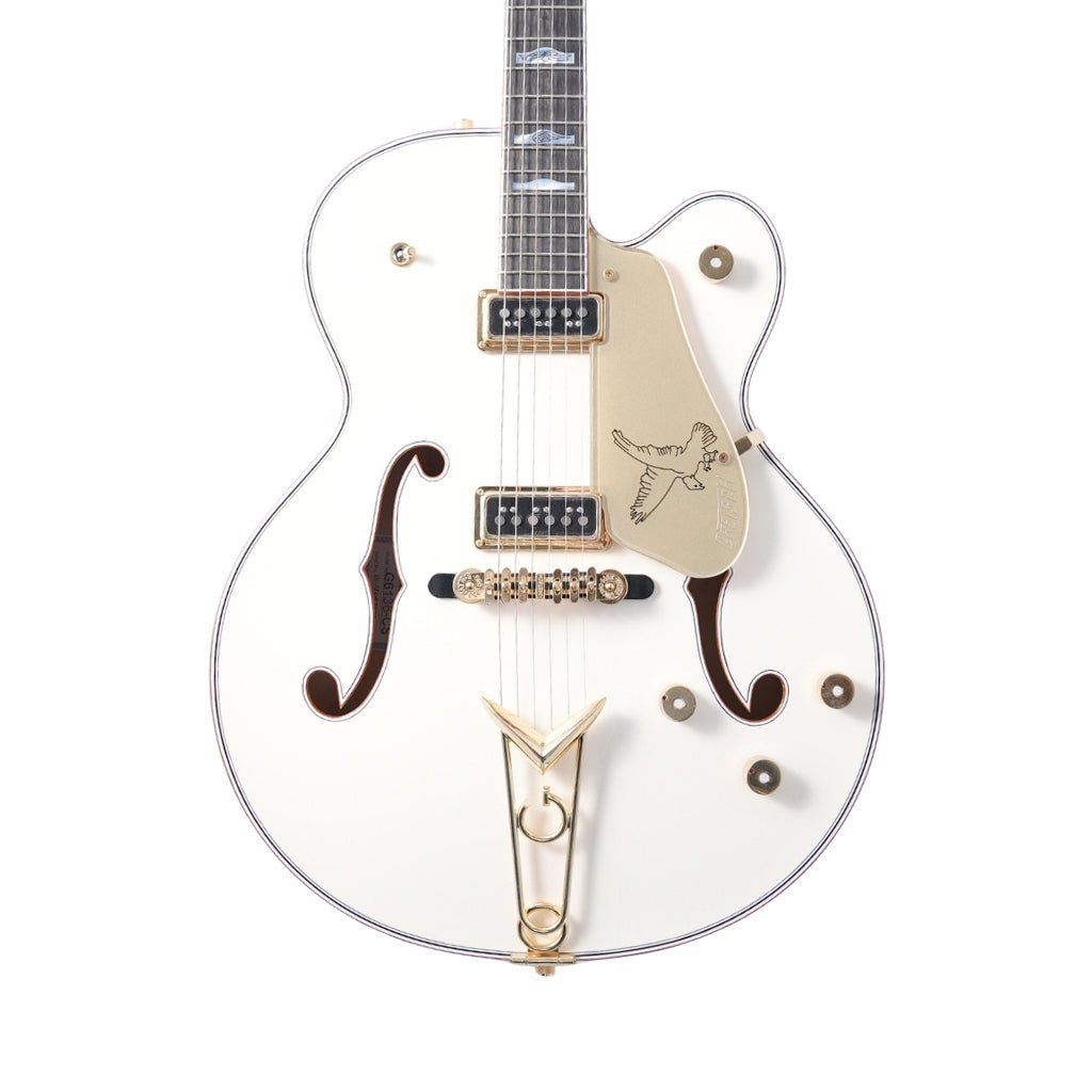 Gretsch Custom Shop G6136-55 Falcon Aged White CC - Master Built by Gonzalo Madrigal Electric Guitars Sky Music