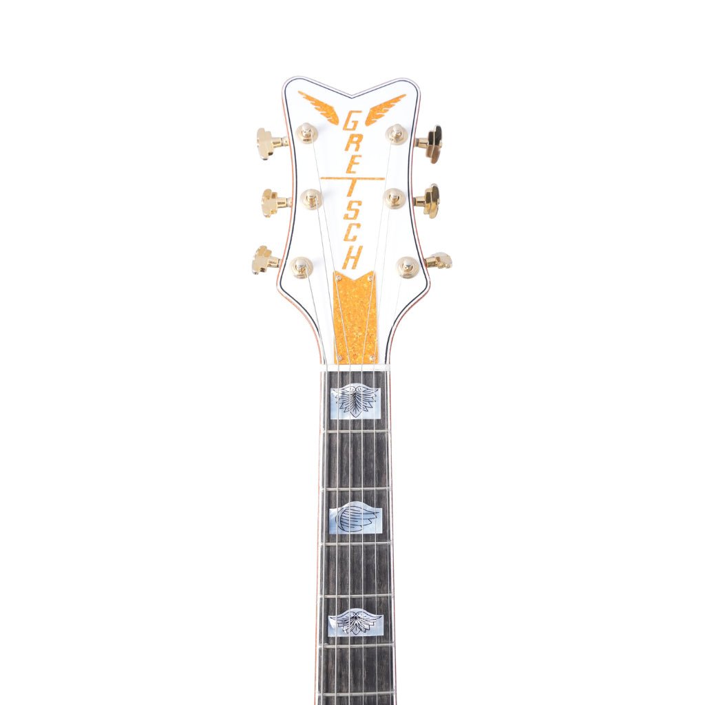 Gretsch Custom Shop G6136-55 Falcon Aged White CC - Master Built by Gonzalo Madrigal Electric Guitars Sky Music