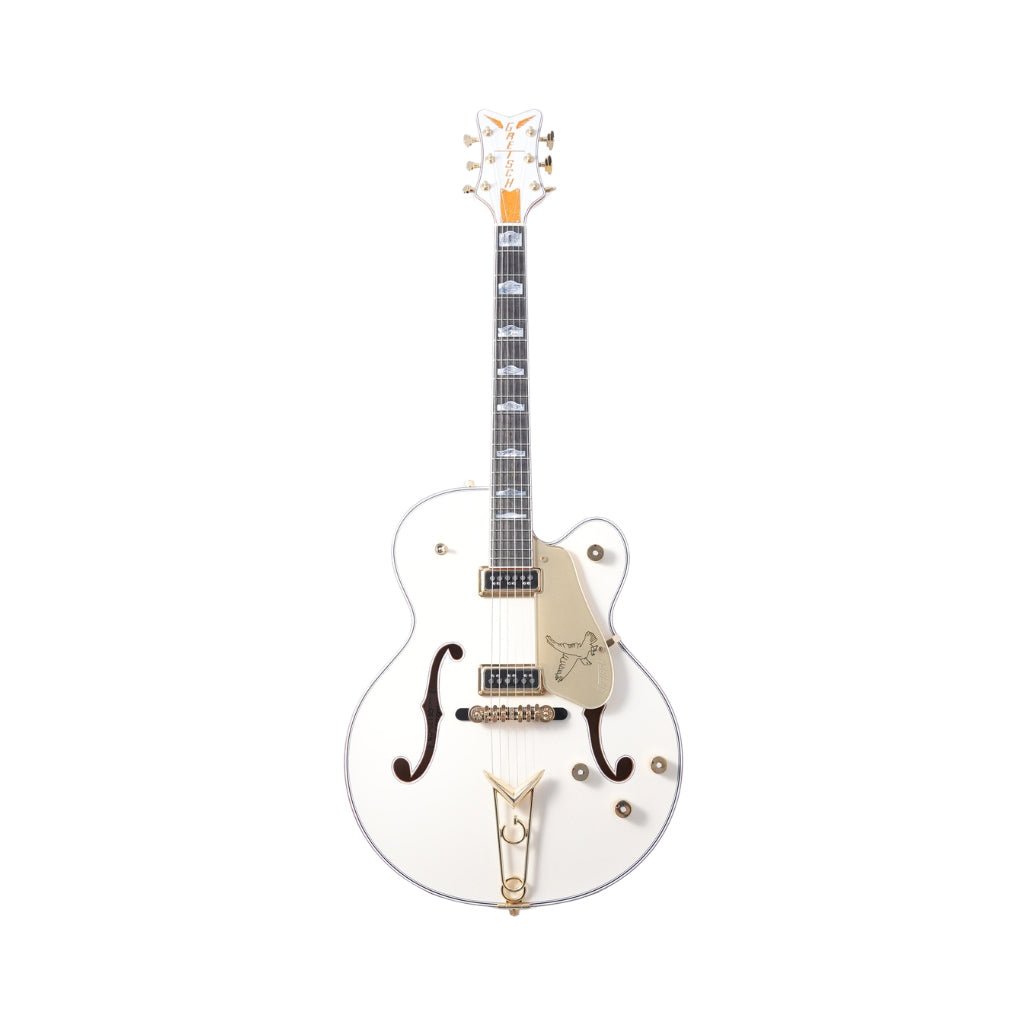 Gretsch Custom Shop G6136-55 Falcon Aged White CC - Master Built by Gonzalo Madrigal Electric Guitars Sky Music