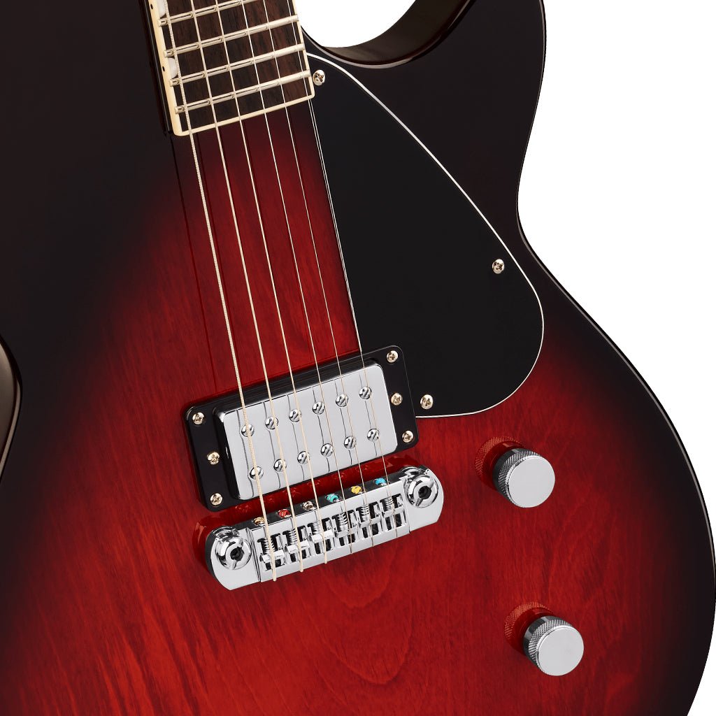 Gretsch Electromatic Jet Club 1 Pickup Rosewood Electric Guitar - Claret Burst Electric Guitars Sky Music