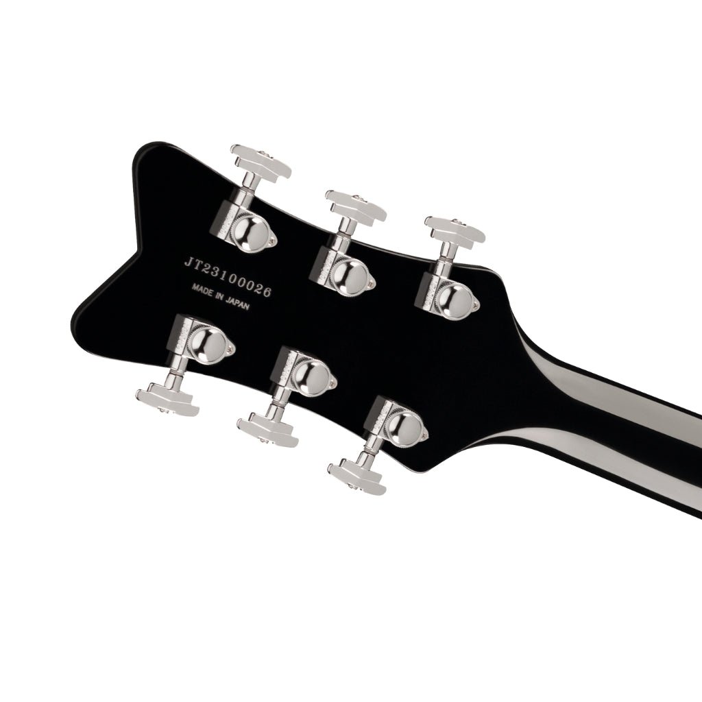 Gretsch Falcon Hollow Body Ebony Fingerboard with String-Thru Bigsby® and Chrome Hardware - Black Electric Guitars Sky Music
