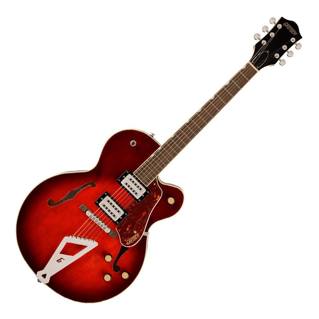 Gretsch G2420 Streamliner Hollow Body with Chromatic II and Laurel Fingerboard - Claret Burst Electric Guitars Sky Music