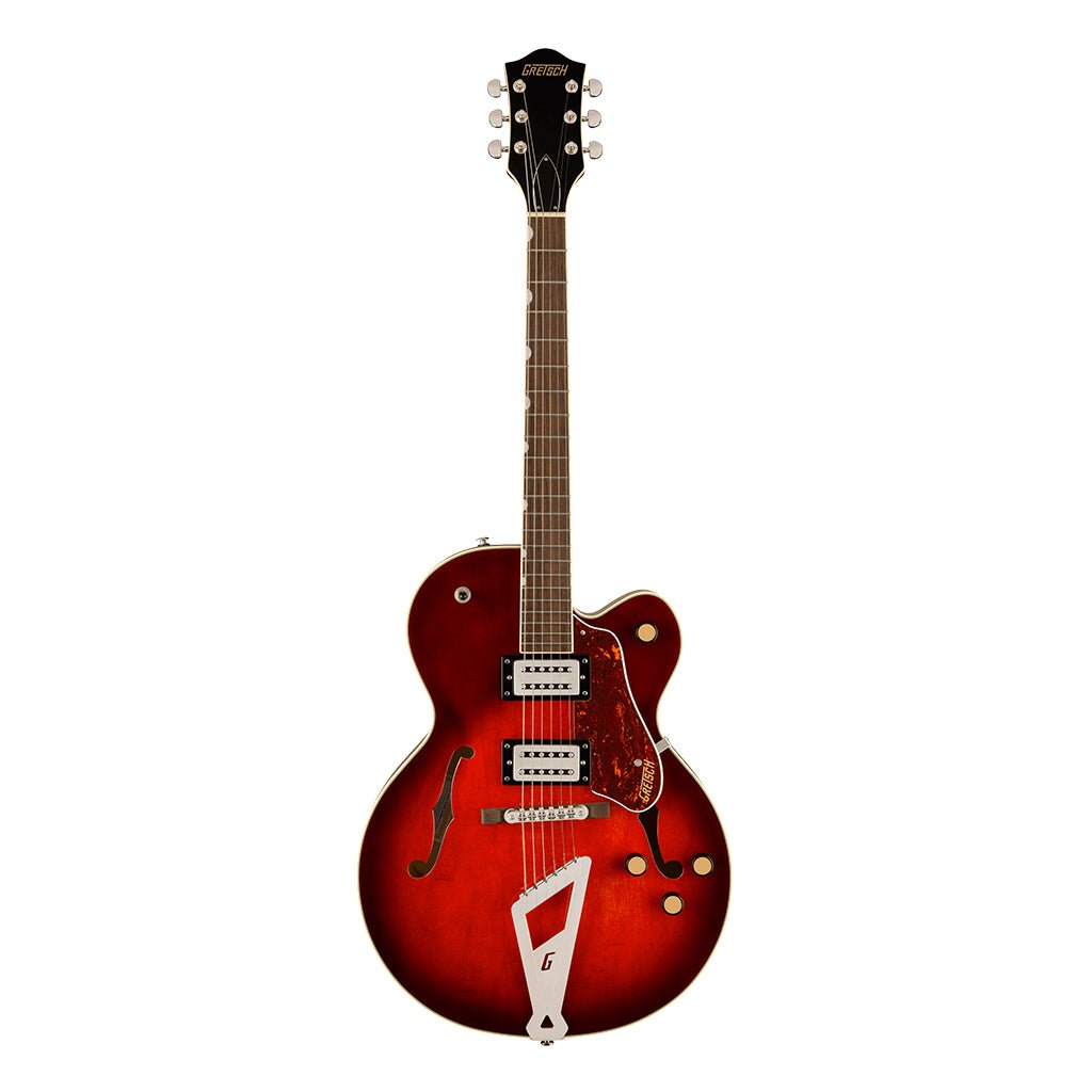 Gretsch G2420 Streamliner Hollow Body with Chromatic II and Laurel Fingerboard - Claret Burst Electric Guitars Sky Music