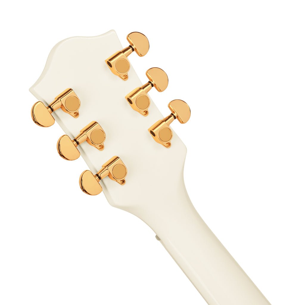 Gretsch G2420TG Limited Edition Streamliner Hollow Body w/Bigsby Laurel Fingerboard BroadTron BT-3S Pickups - Vintage White Electric Guitars Sky Music