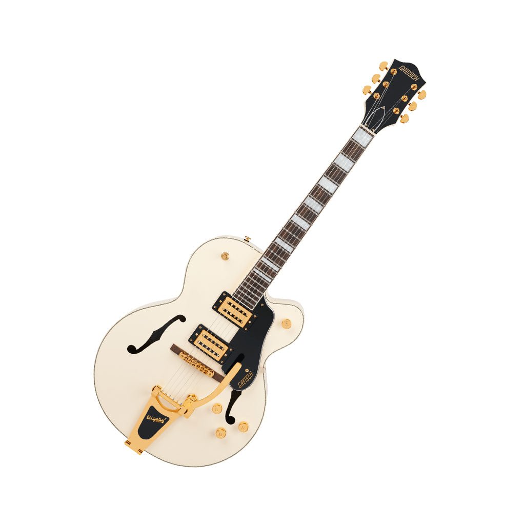 Gretsch G2420TG Limited Edition Streamliner Hollow Body w/Bigsby Laurel Fingerboard BroadTron BT-3S Pickups - Vintage White Electric Guitars Sky Music