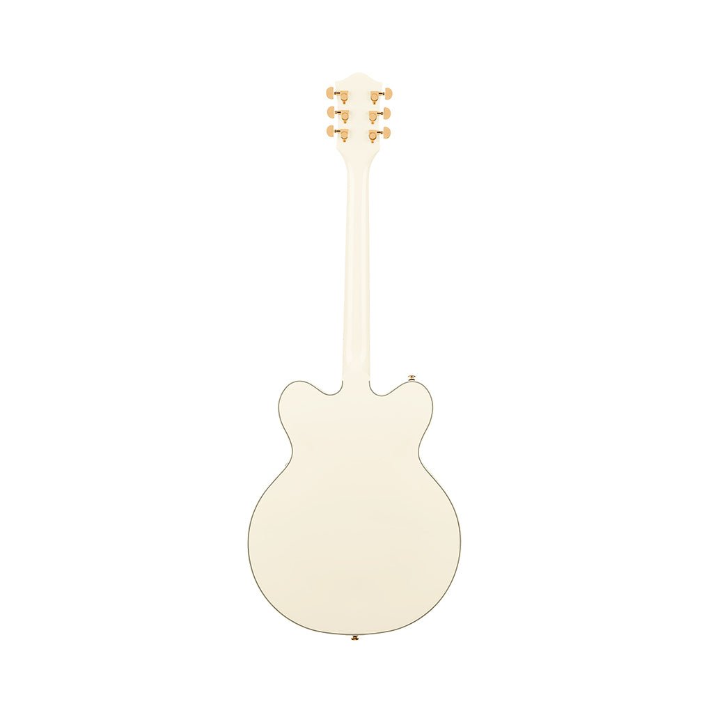 Gretsch G2622TG Limited Edition Streamliner Center Block Doublecut w/Bigsby Laurel Fingerboard BroadTron BT-3S Pickups - Vintage White Electric Guitars Sky Music