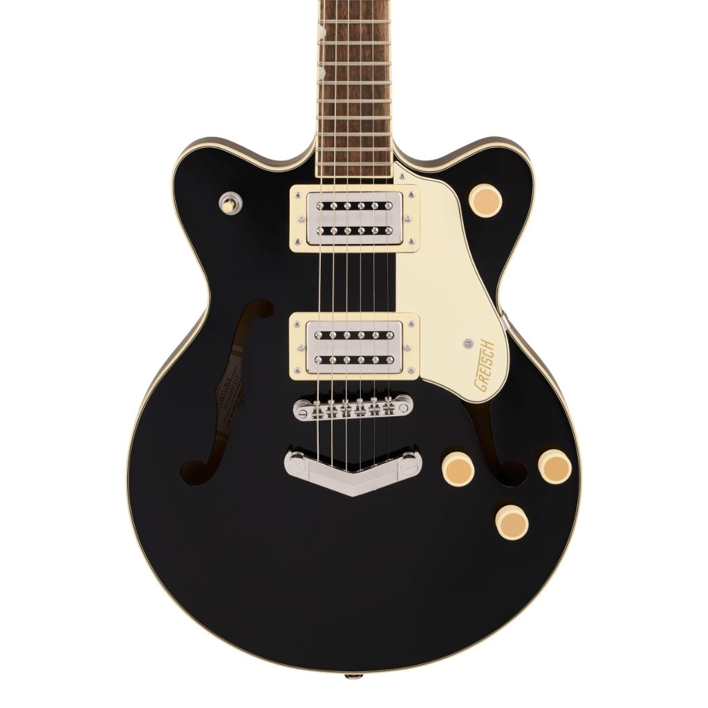 Gretsch G2655 Streamliner Center Block Jr. Double-Cut Electric Guitar - Black, Laurel Fingerboard Electric Guitars Sky Music