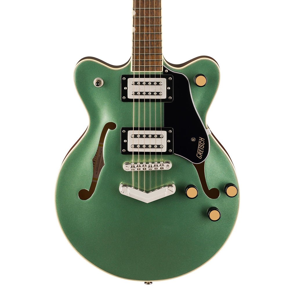 Gretsch G2655 Streamliner Center Block Jr. Double-Cut with V-Stoptail and Laurel Fingerboard - Steel Olive Electric Guitars Sky Music