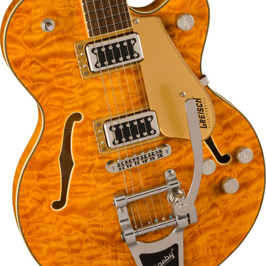Gretsch G5655T-QM Electromatic Center Block Jr. Quilt Semi-Hollow Electric Guitar - Speyside Electric Guitars Sky Music