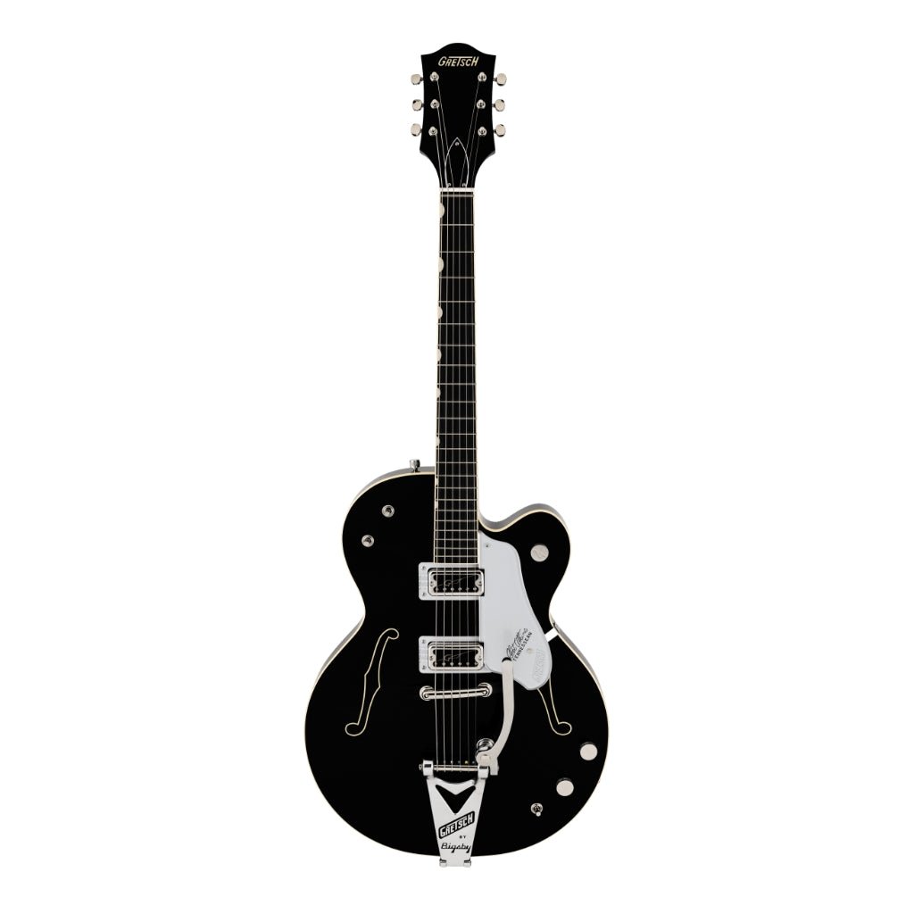 Gretsch G6119T-62 Vintage Select Limited Edition '62 Tennessean Hollow Body with Bigsby - Black, Rosewood Fingerboard Electric Guitars Sky Music