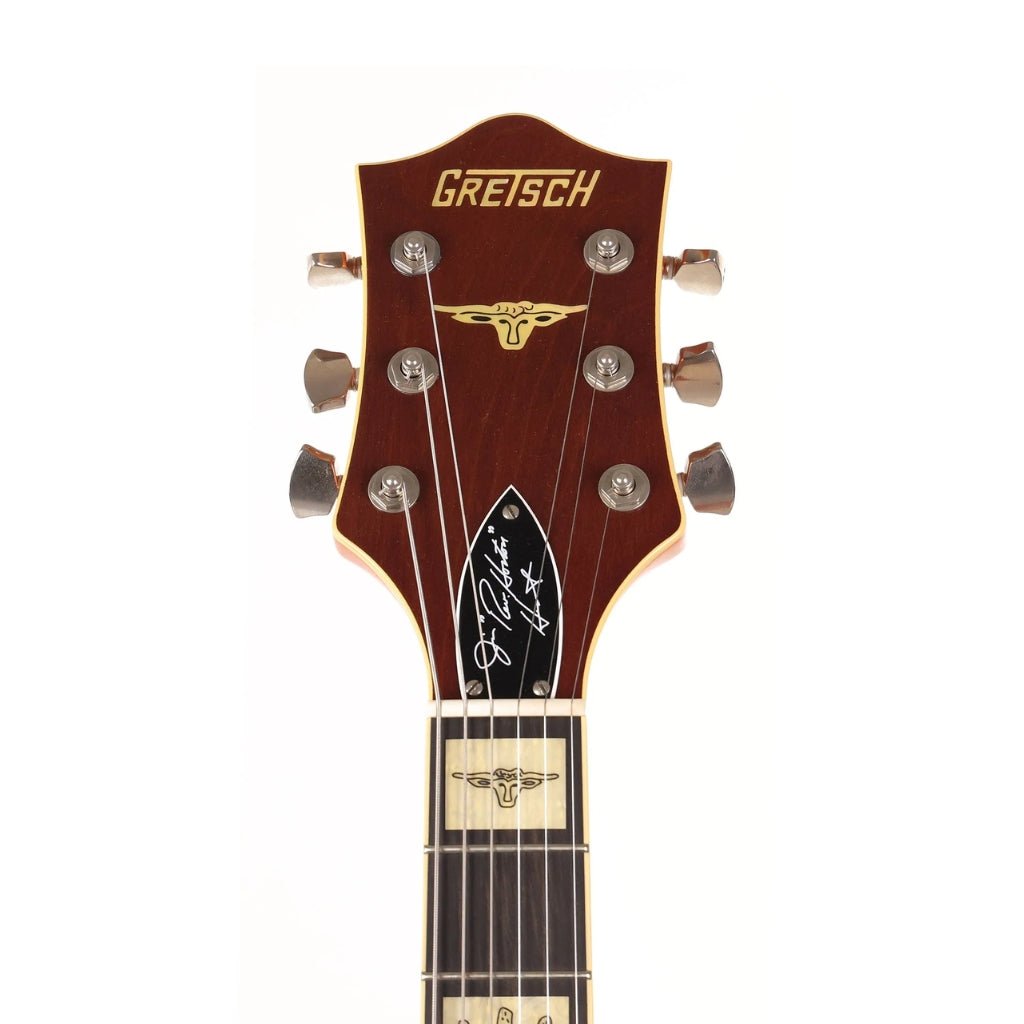 Gretsch G6120RHH Reverend Horton Heat Signature Hollow Body with Bigsby® - Ebony Fingerboard - Orange Stain Lacquer Electric Guitars Sky Music