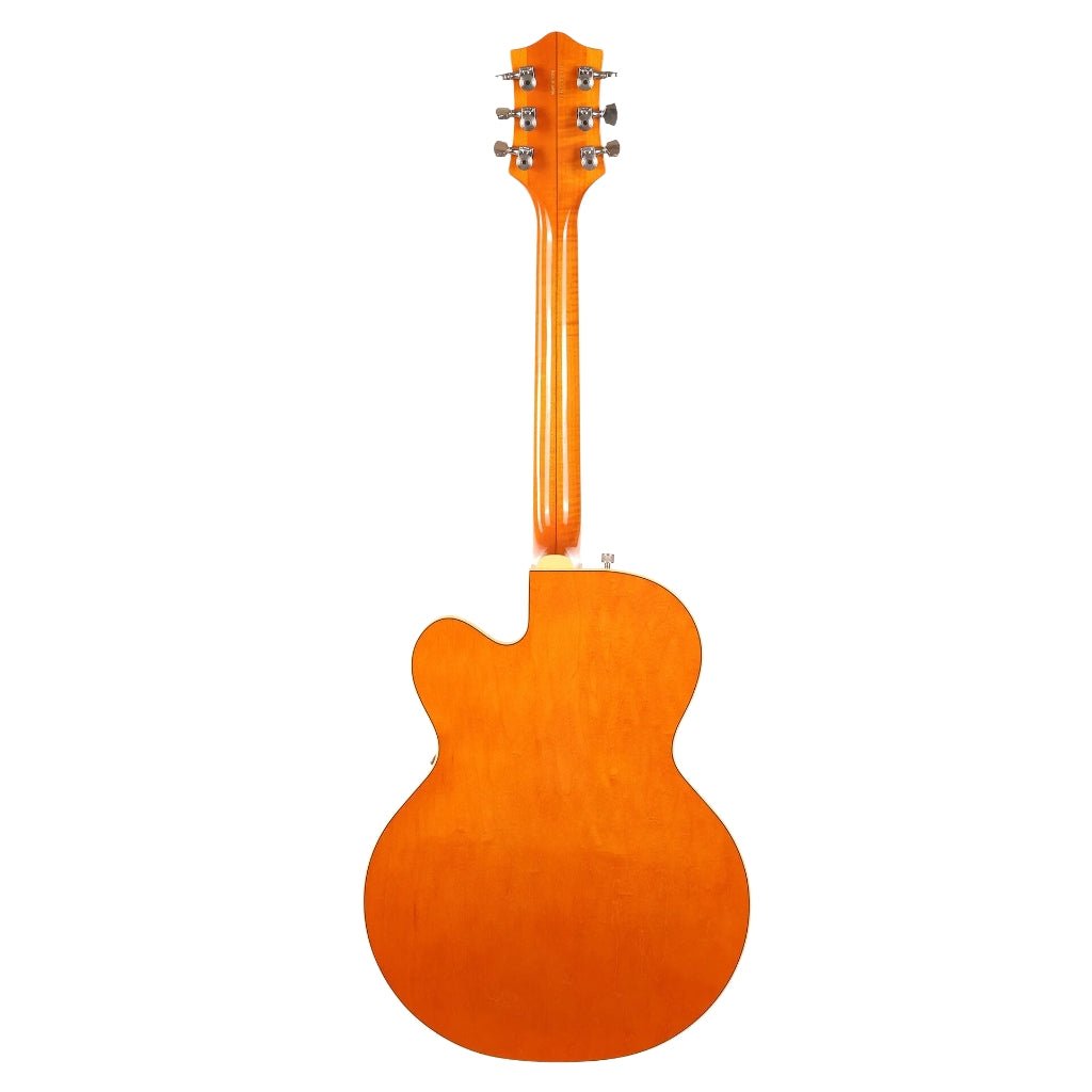 Gretsch G6120RHH Reverend Horton Heat Signature Hollow Body with Bigsby® - Ebony Fingerboard - Orange Stain Lacquer Electric Guitars Sky Music
