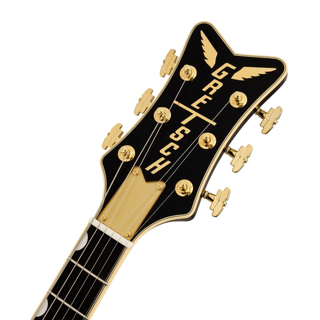 Gretsch G6134TG Limited Edition Paisley Penguin with String Thru Bigsby Ebony Fingerboard Gold Paisley Electric Guitars Sky Music