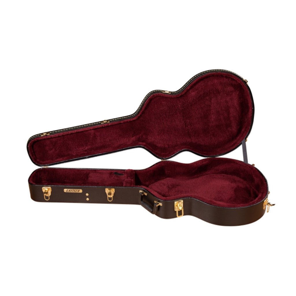 Gretsch G6242L 17" Deluxe Hollow Body Electric Hardshell Case - Black Electric Guitar Cases Sky Music