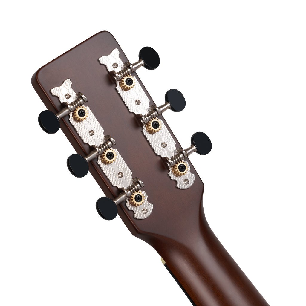 Gretsch Jim Dandy Limited Edition Parlor Walnut Fingerboard w/Tortoise Pickguard - Vintage White Acoustic Guitars Sky Music