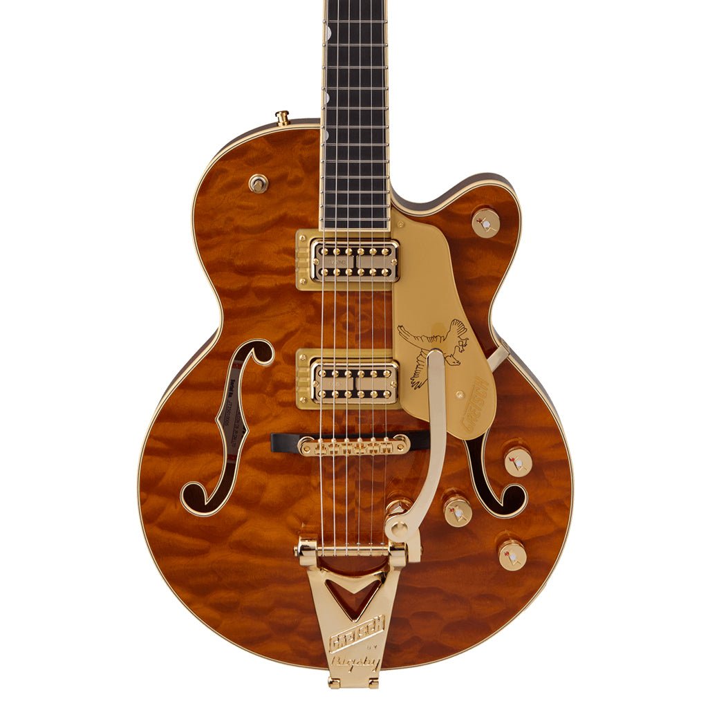 Gretsch Limited Edition Falcon Center Block Jr with Bigsby Ebony Fingerboard Roundup Orange Electric Guitars Sky Music