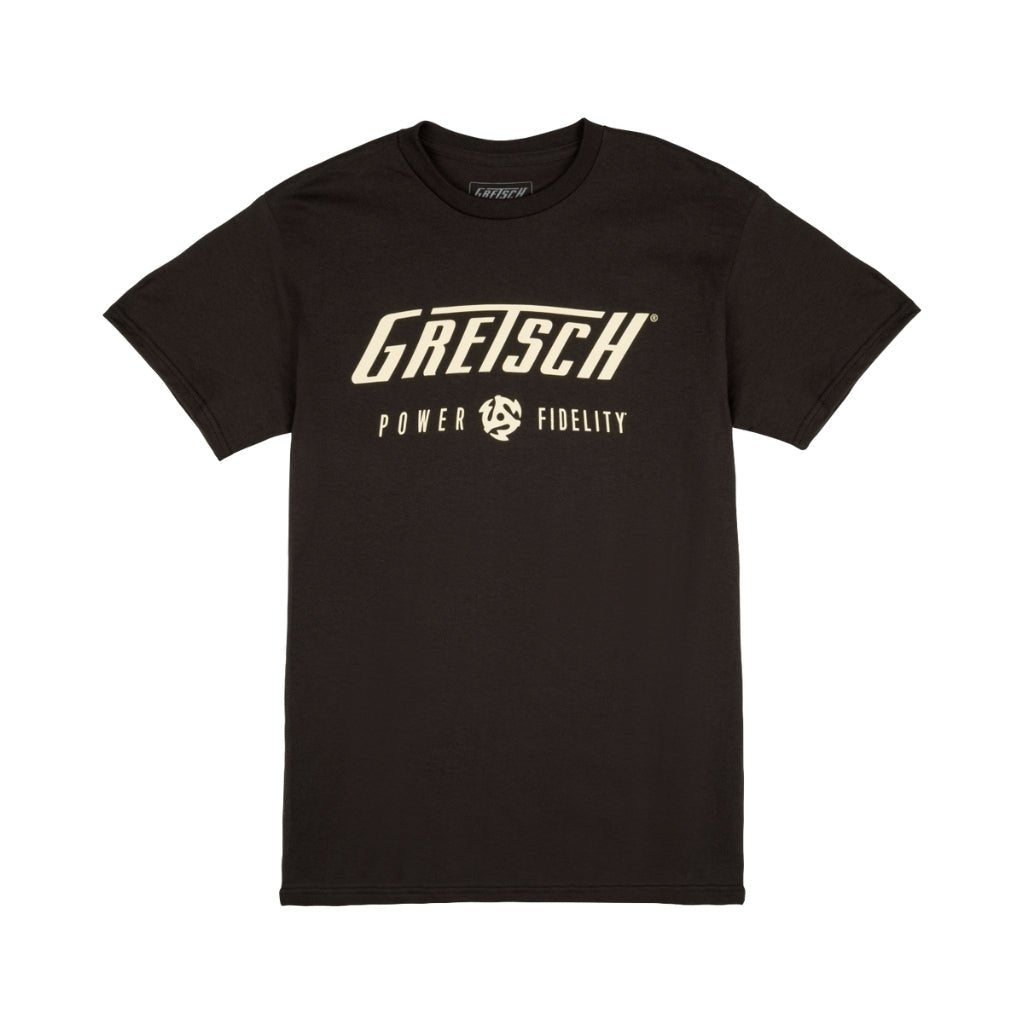 Gretsch - Power &amp; Fidelity T Shirt - Black - L Merchandise &amp; Apparel Sky Music
