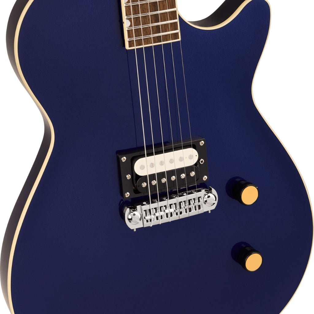Gretsch Streamliner Jet 1 Pickup Electric Guitar - Midnight Blue, Laurel Fingerboard Electric Guitars Sky Music