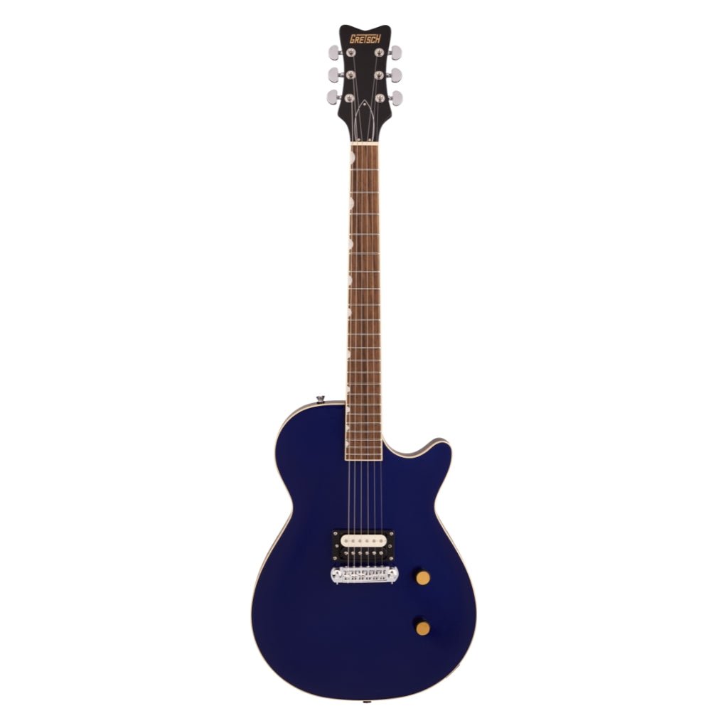 Gretsch Streamliner Jet 1 Pickup Electric Guitar - Midnight Blue, Laurel Fingerboard Electric Guitars Sky Music