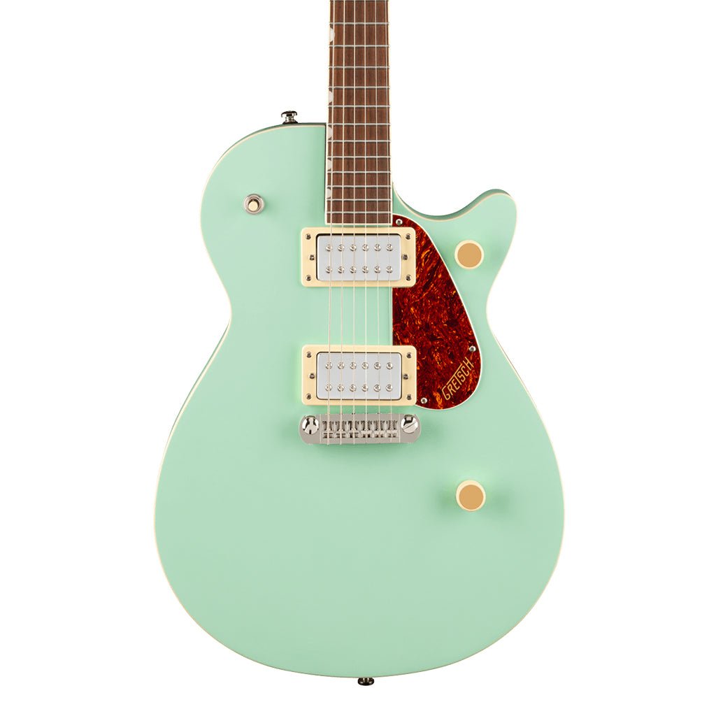 Gretsch Streamliner Jet Club Single-Cut with Wraparound and Laurel Fingerboard - Mint Metallic Electric Guitars Sky Music