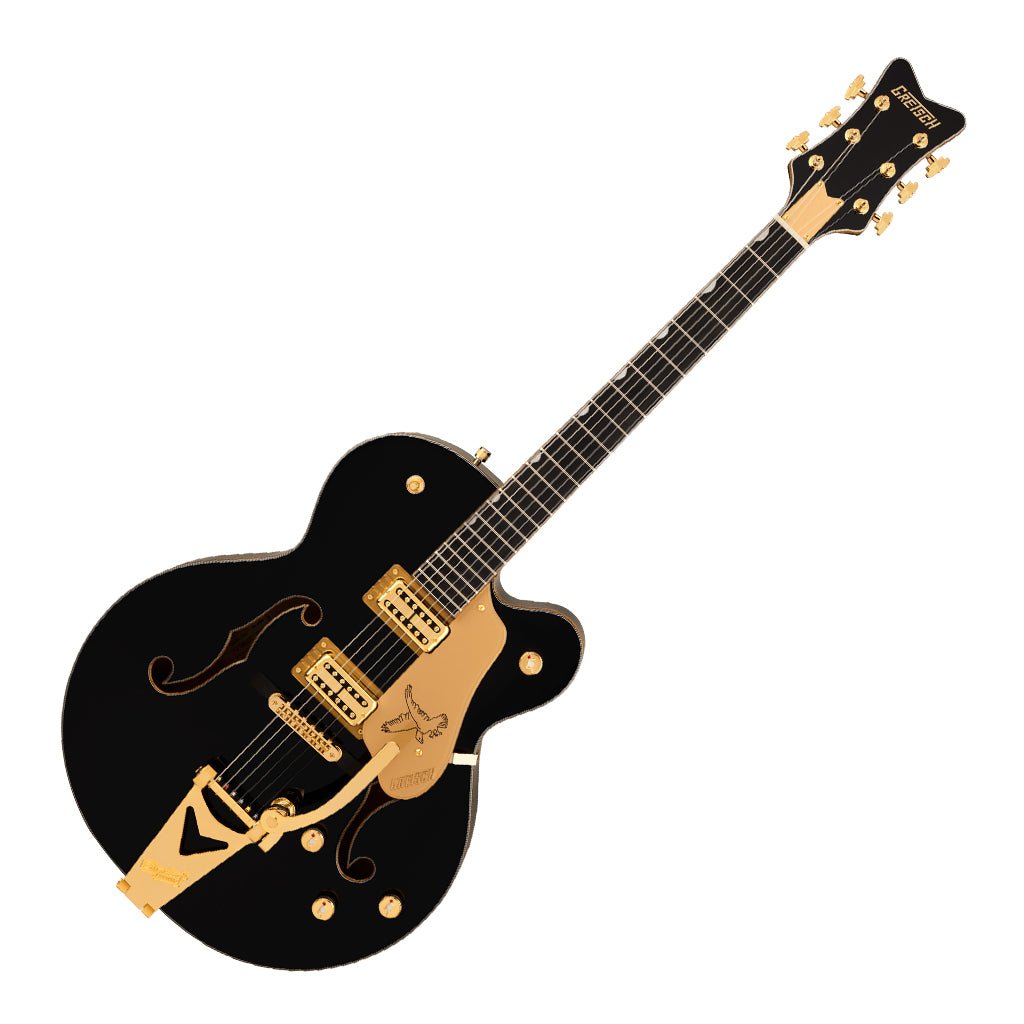 Gretsch Synchromatic Falcon Hollowbody Singlecut with Bigsby - Black Electric Guitars Sky Music