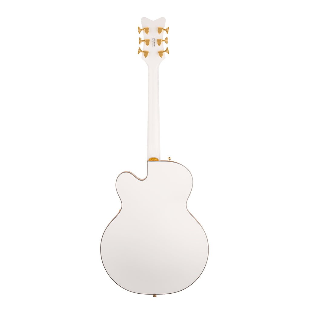Gretsch Synchromatic Falcon Hollowbody Singlecut with Bigsby - Snowcrest White Electric Guitars Sky Music