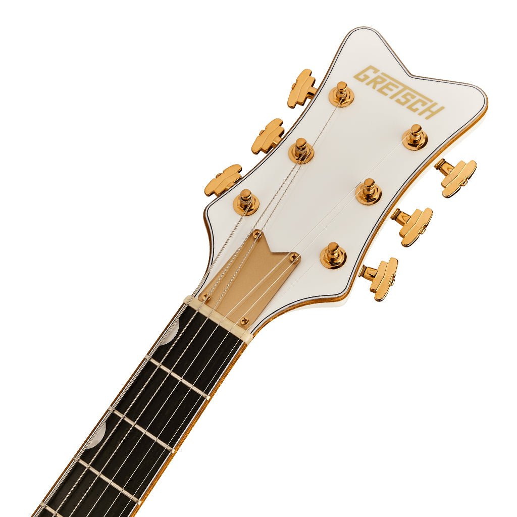 Gretsch Synchromatic Falcon Hollowbody Singlecut with Bigsby - Snowcrest White Electric Guitars Sky Music
