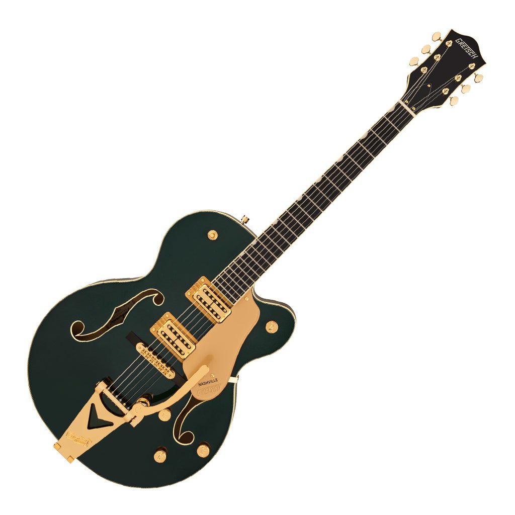 Gretsch Synchromatic Nashville Hollowbody Singlecut with Bigsby - Cadillac Green Electric Guitars Sky Music