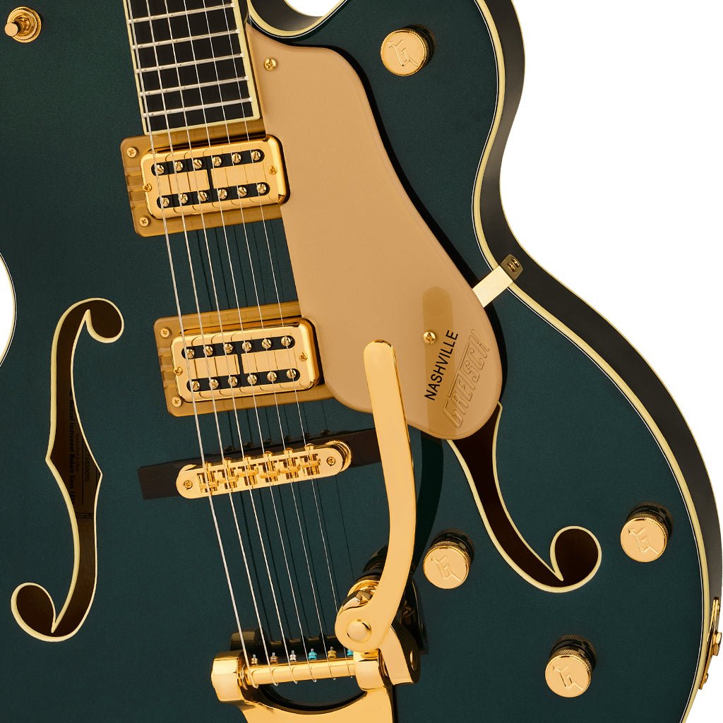 Gretsch Synchromatic Nashville Hollowbody Singlecut with Bigsby - Cadillac Green Electric Guitars Sky Music