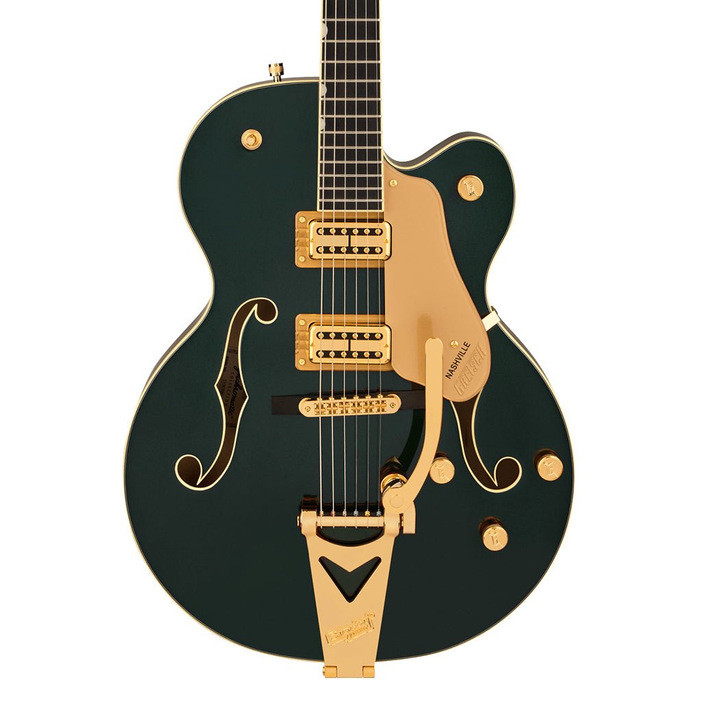 Gretsch Synchromatic Nashville Hollowbody Singlecut with Bigsby - Cadillac Green Electric Guitars Sky Music