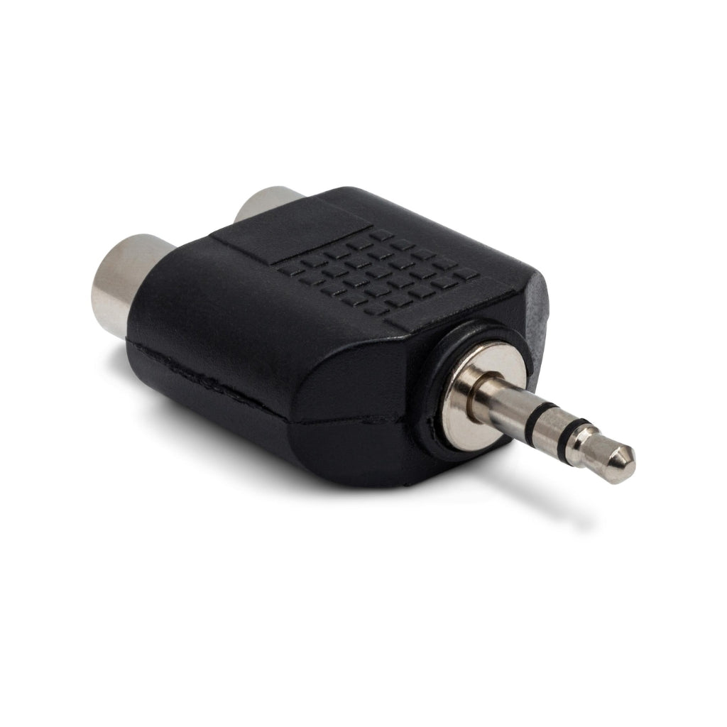 Hosa - Dual RCA to 3.5 mm TRS - Adaptor