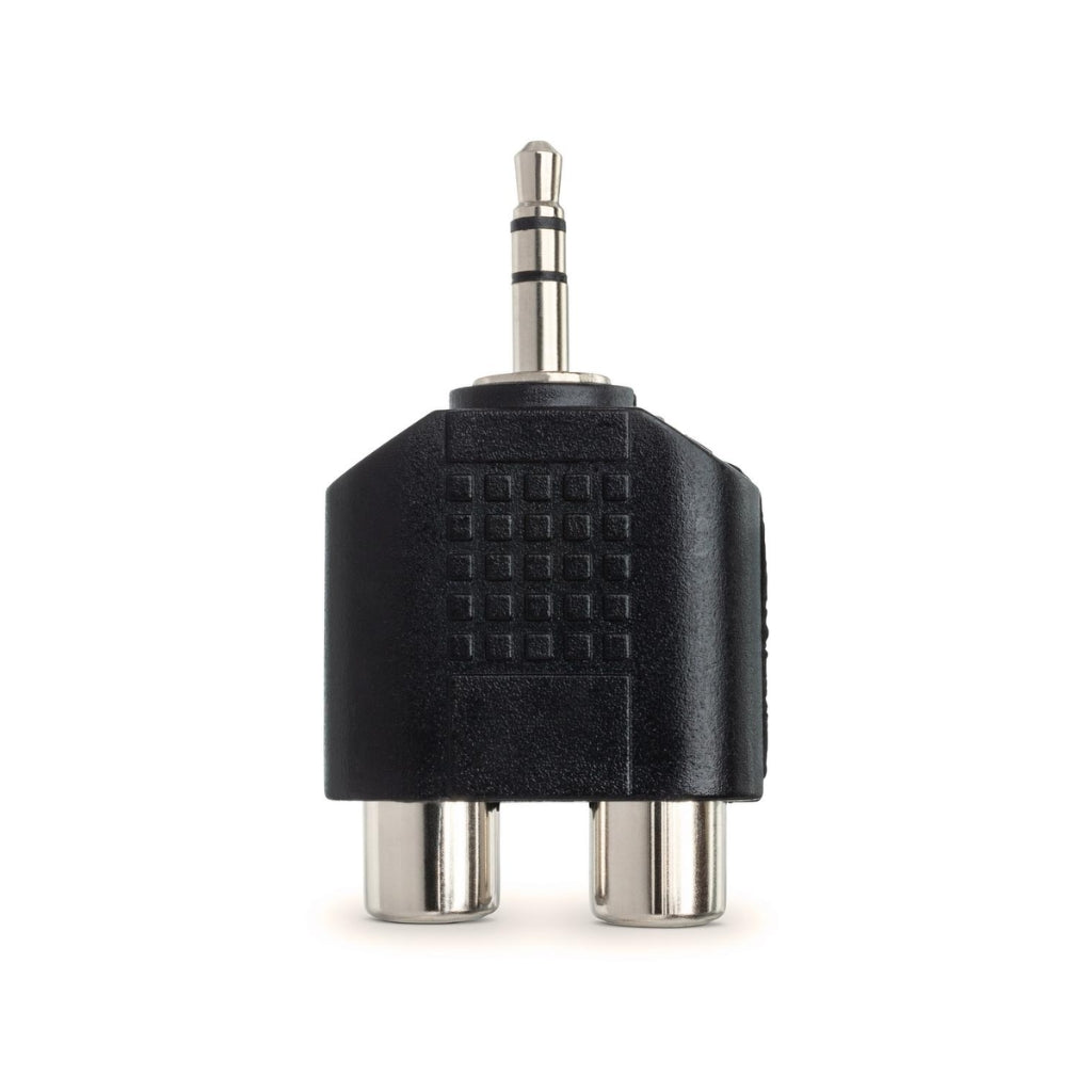 Hosa - Dual RCA to 3.5 mm TRS - Adaptor