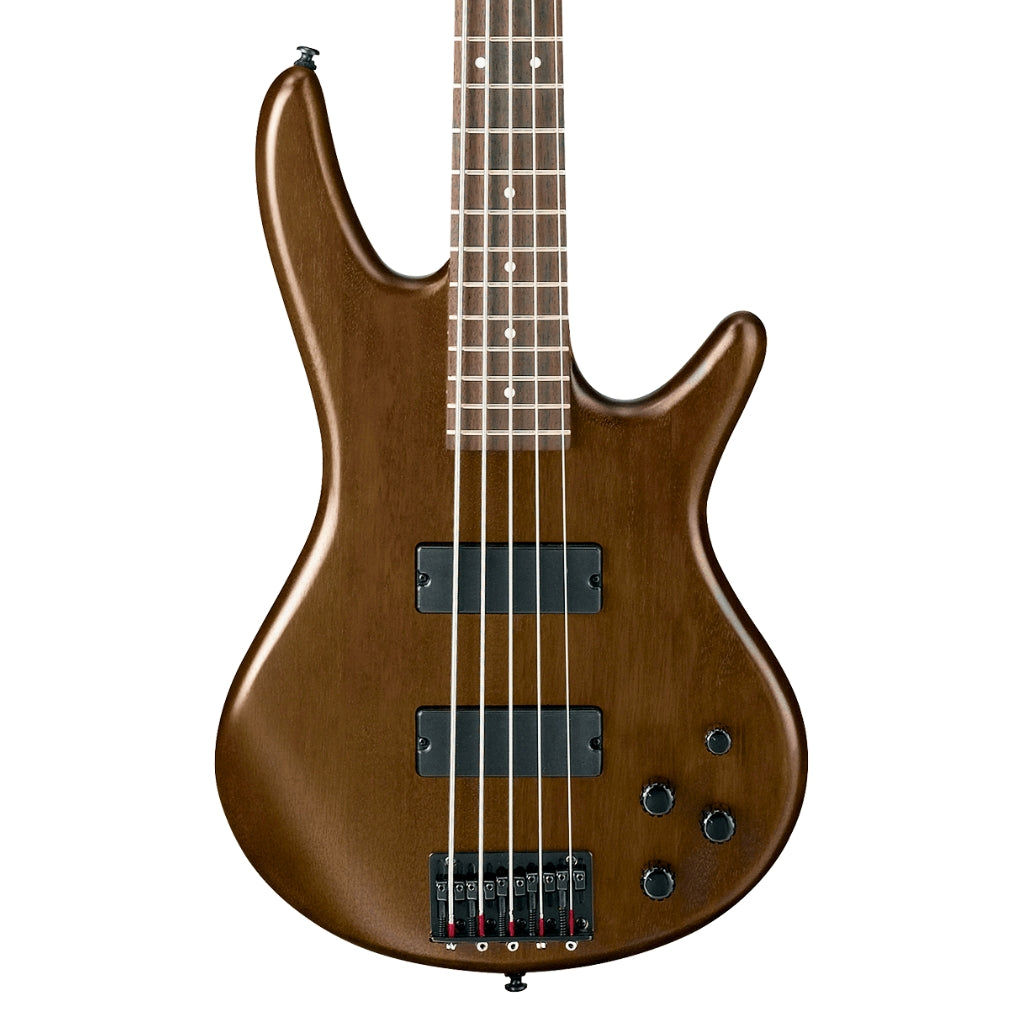 Ibanez GSR205B Gio Electric 5-String Bass, Walnut Flat - Sky Music