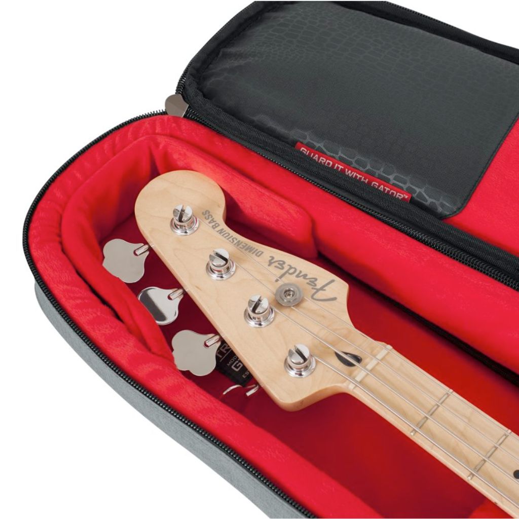 Gator - GT-BASS-GRY Transit Bass Guitar Bag - Light Grey