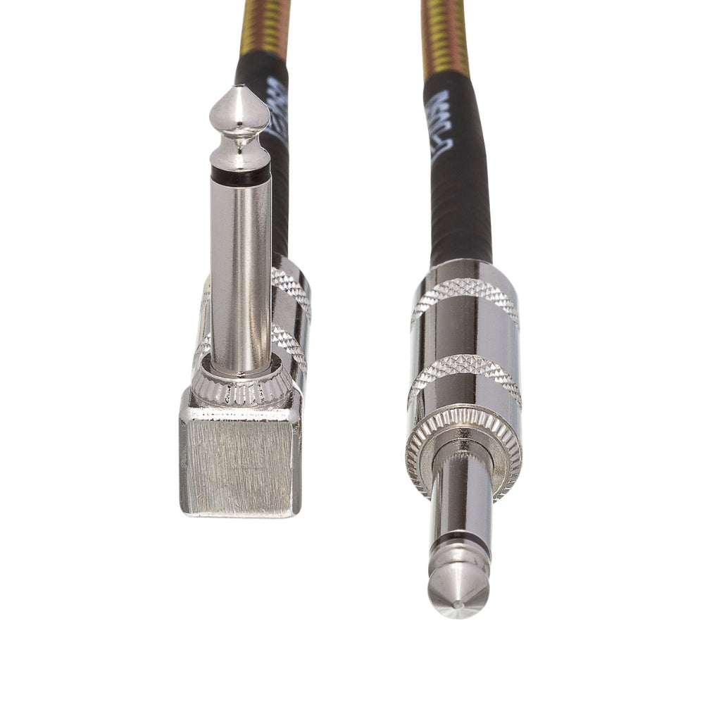Hosa Technology - Straight to Right-Angle - Tweed Guitar Cable 18ft