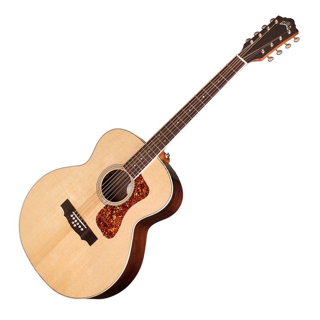 Guild BT-258E 8-String Deluxe Baritone Natural Archback Natural w/Bag Acoustic Guitars Sky Music