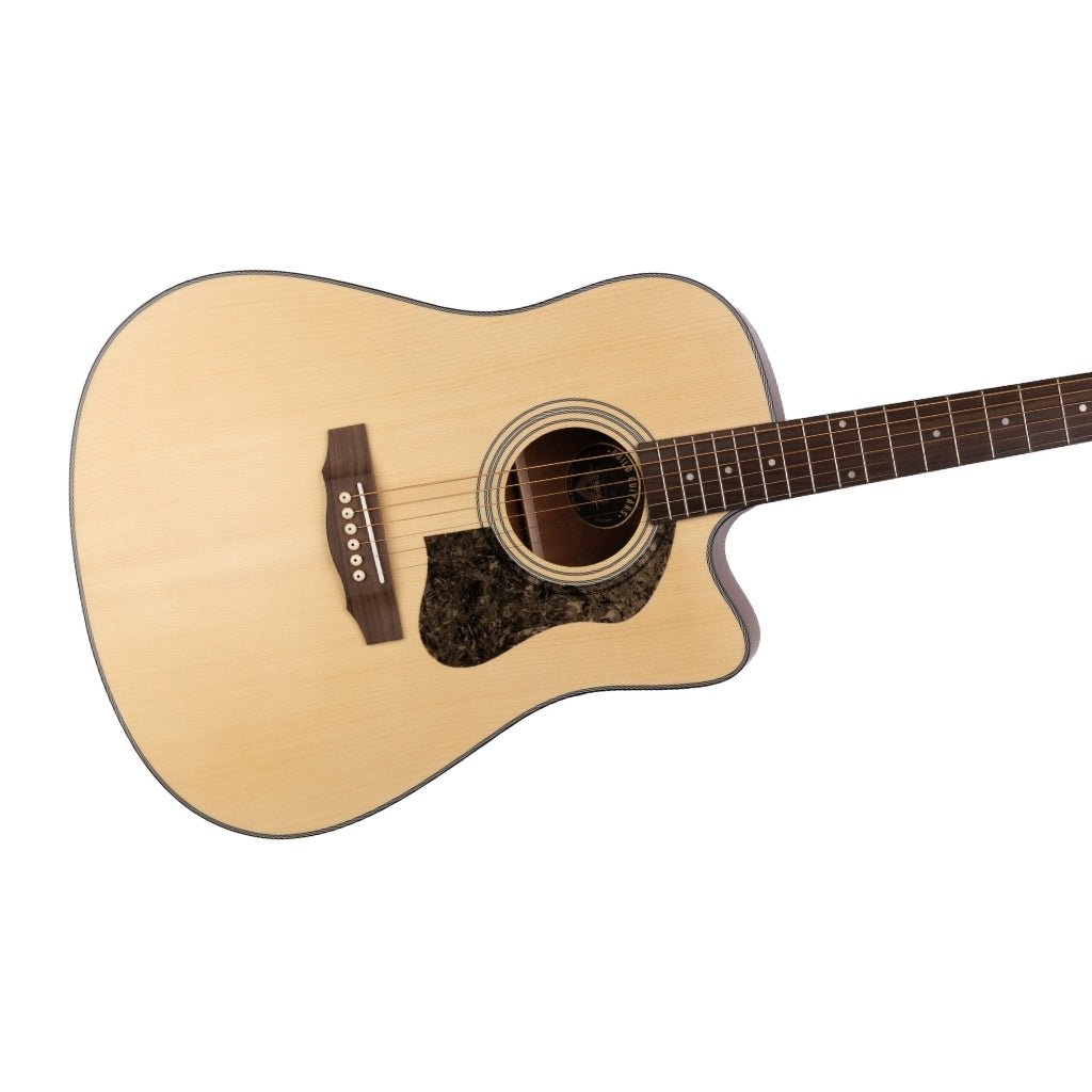 Guild D340CE Acoustic-Electric Dreadnought Guitar - Natural Acoustic Guitars Sky Music