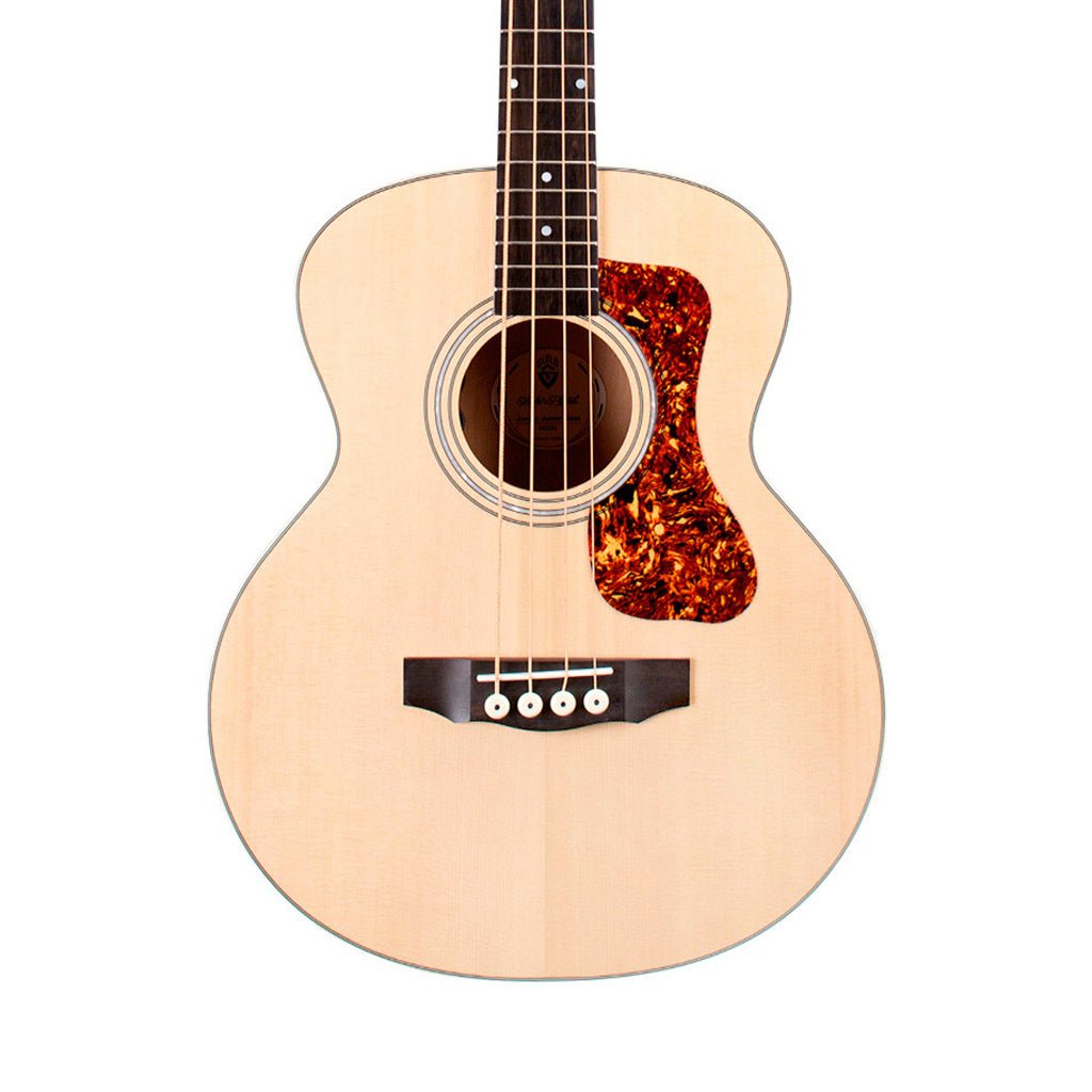 Guild Jumbo Junior Acoustic-Electric Bass Guitar w/Deluxe Gig Bag Bass Guitars Sky Music