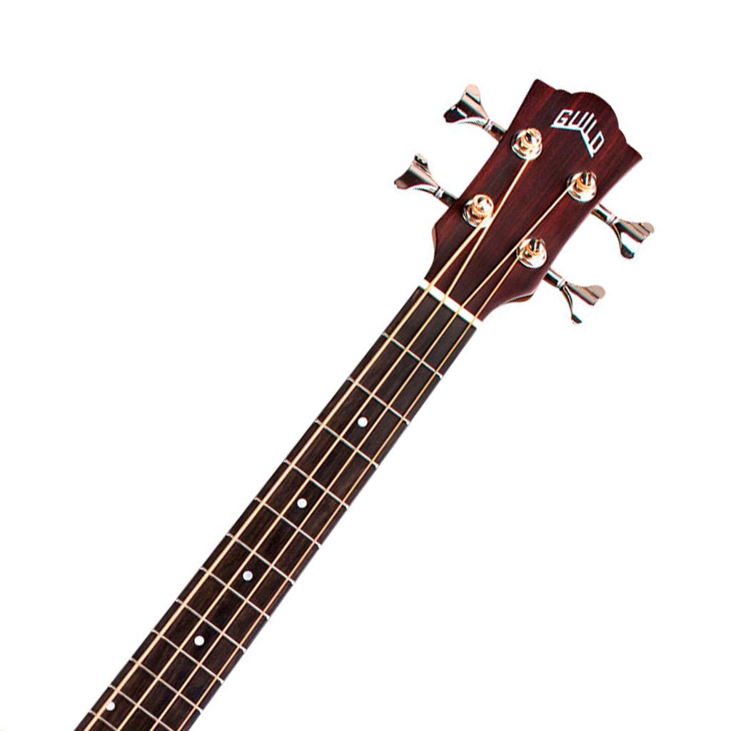 Guild Jumbo Junior Acoustic-Electric Bass Guitar w/Deluxe Gig Bag Bass Guitars Sky Music